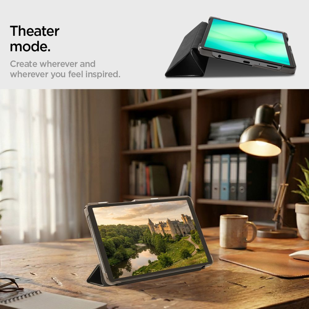 Spigen Smart Fold Case til Samsung Galaxy Tab A9 / A11 - sort