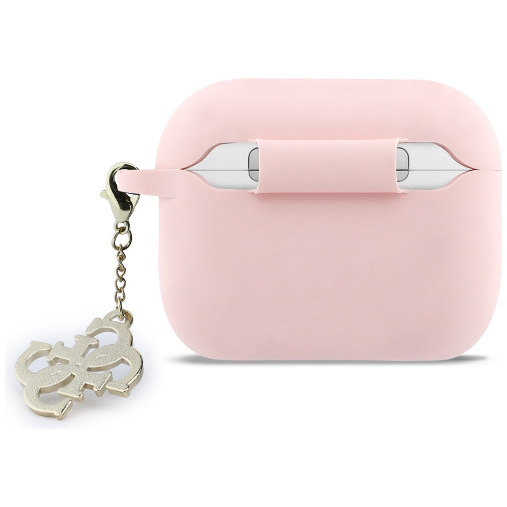 Guess Silicone 4G Charm Case til AirPods Pro 3 Pink
