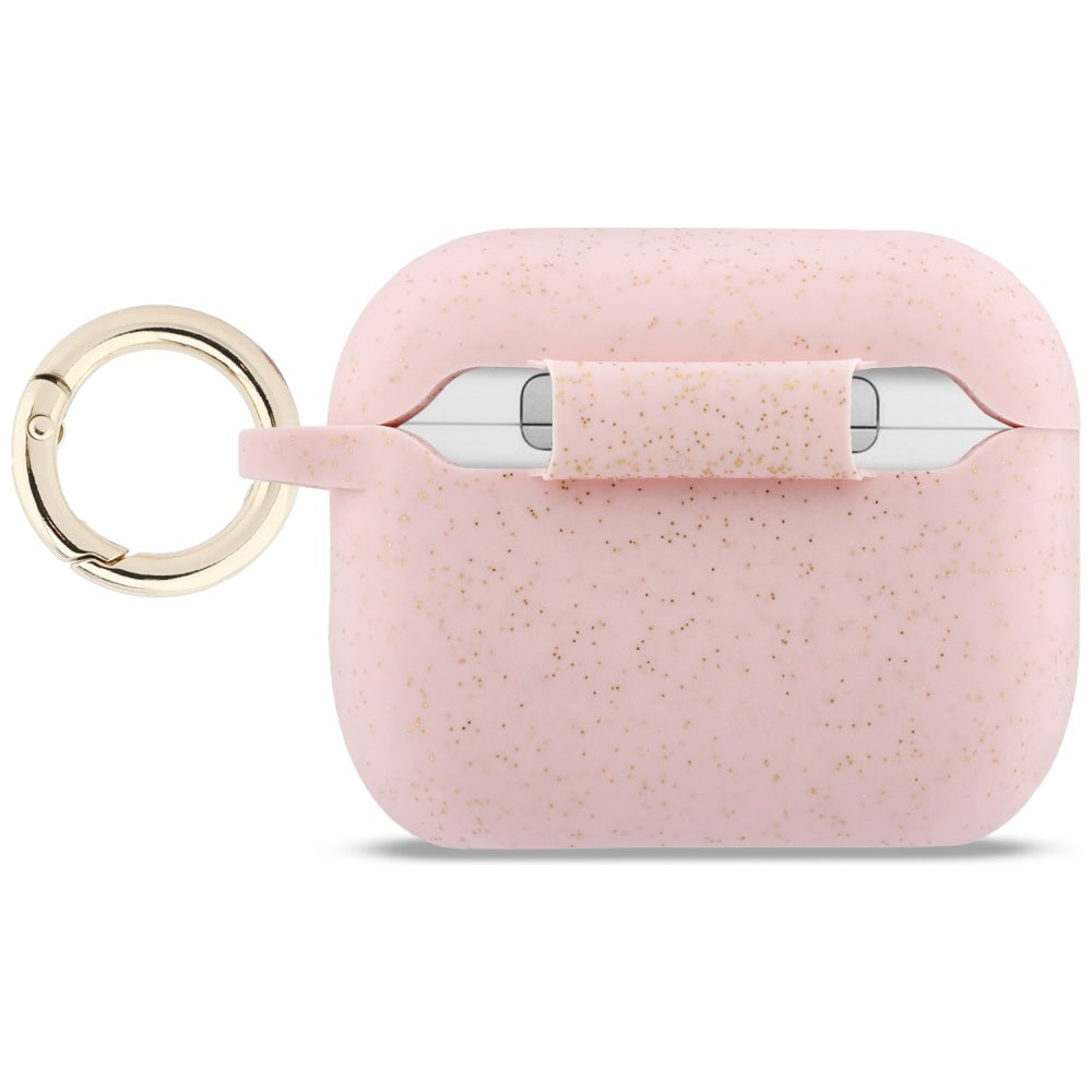 Guess silikone glitter ringkasse til AirPods Pro 3 - Pink