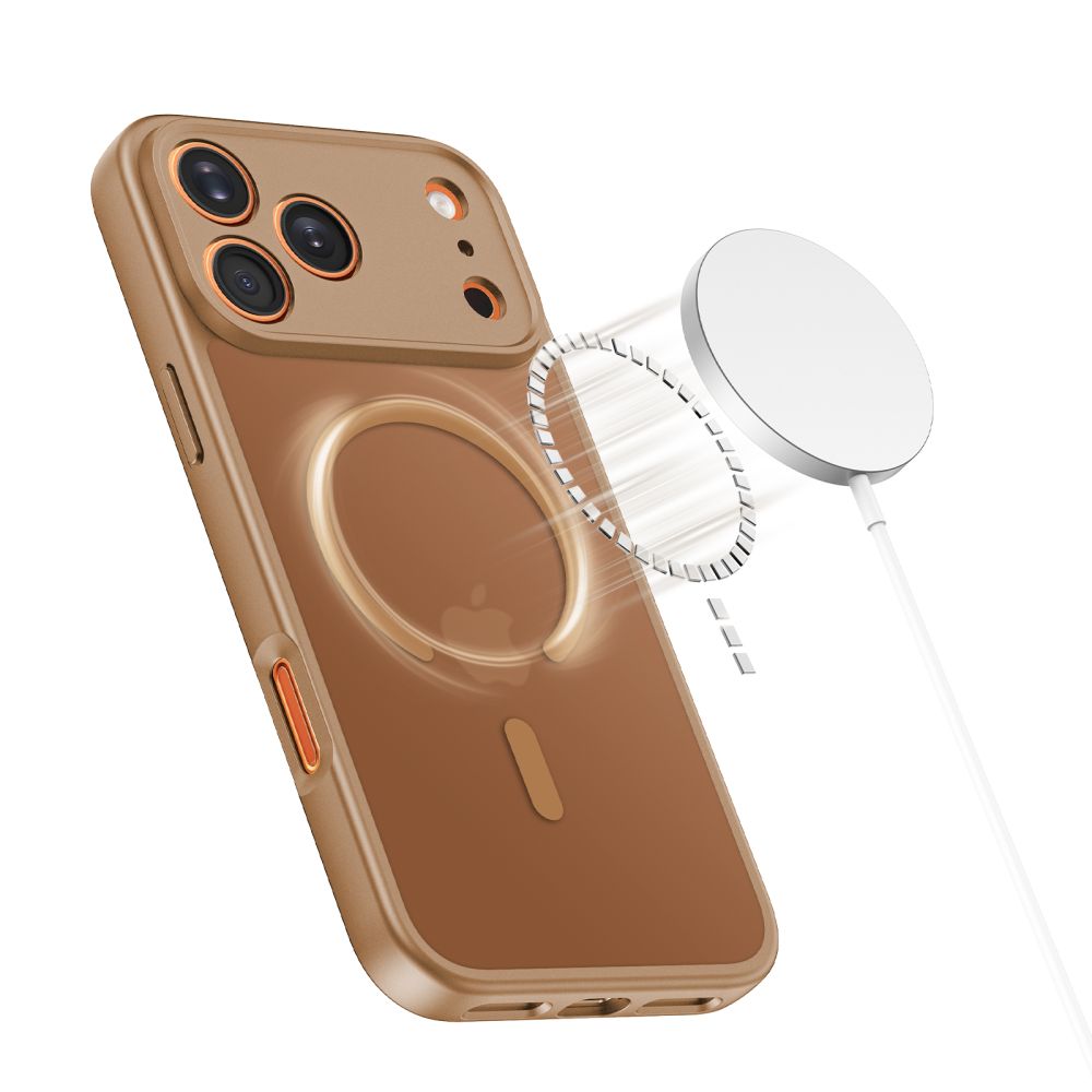 Tech-Protect BasicMag MagSafe Case til iPhone 17 Pro - Brunt
