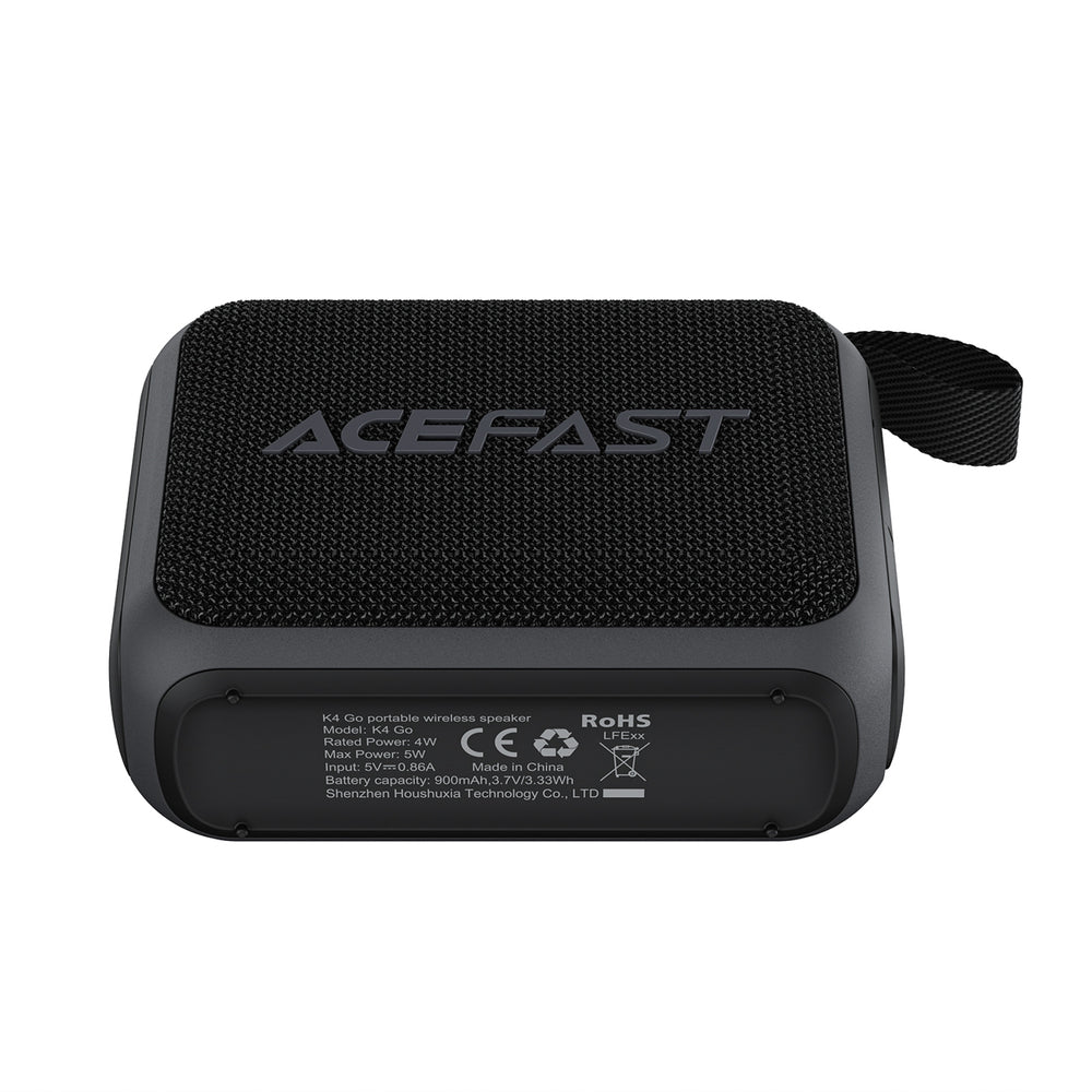 Acefast K4 Go Bluetooth 5.4 Mini trådløs højttaler - sort