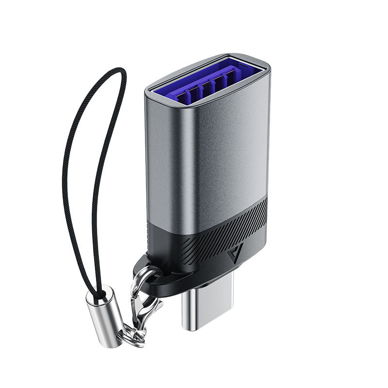 Acefast J7 USB-A - USB-C Adapter - Grå