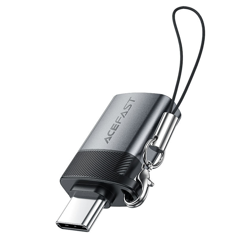 Acefast J7 USB-A - USB-C Adapter - Grå