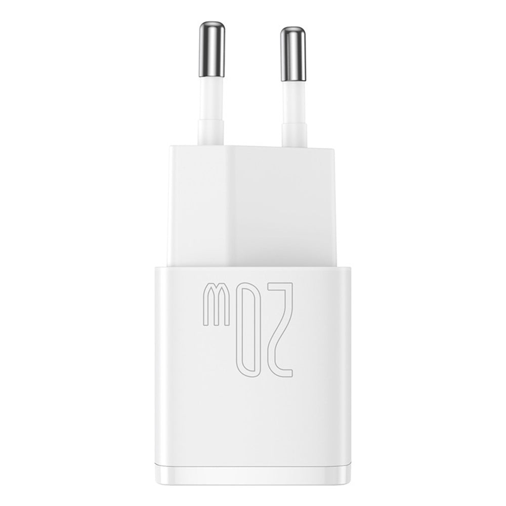 Baseus Cube 20W PD USB-C Wall Charger - White