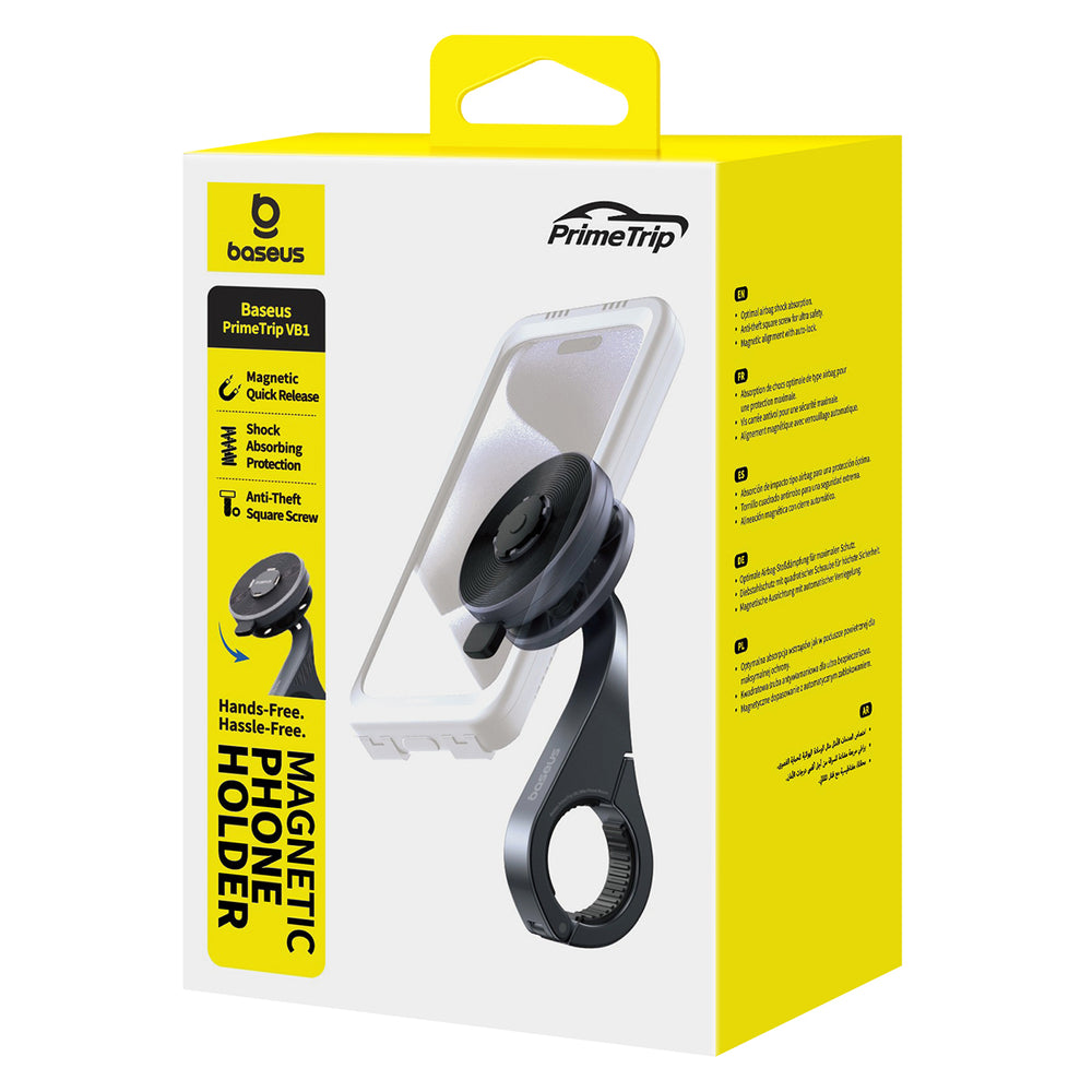 Baseus PrimeTrip VB1 Magnetic Handlebar Phone Holder - Gray