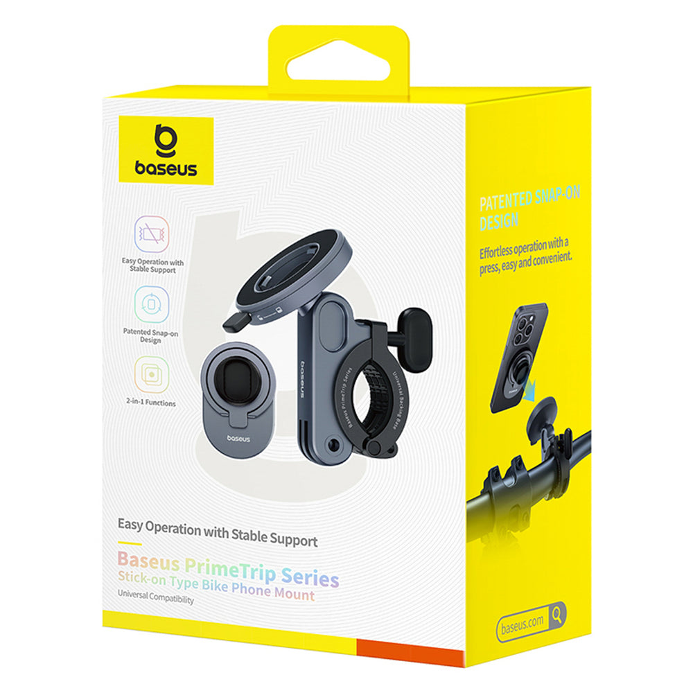 Baseus PrimeTrip Handlebar Smartphone Bike Holder - Black