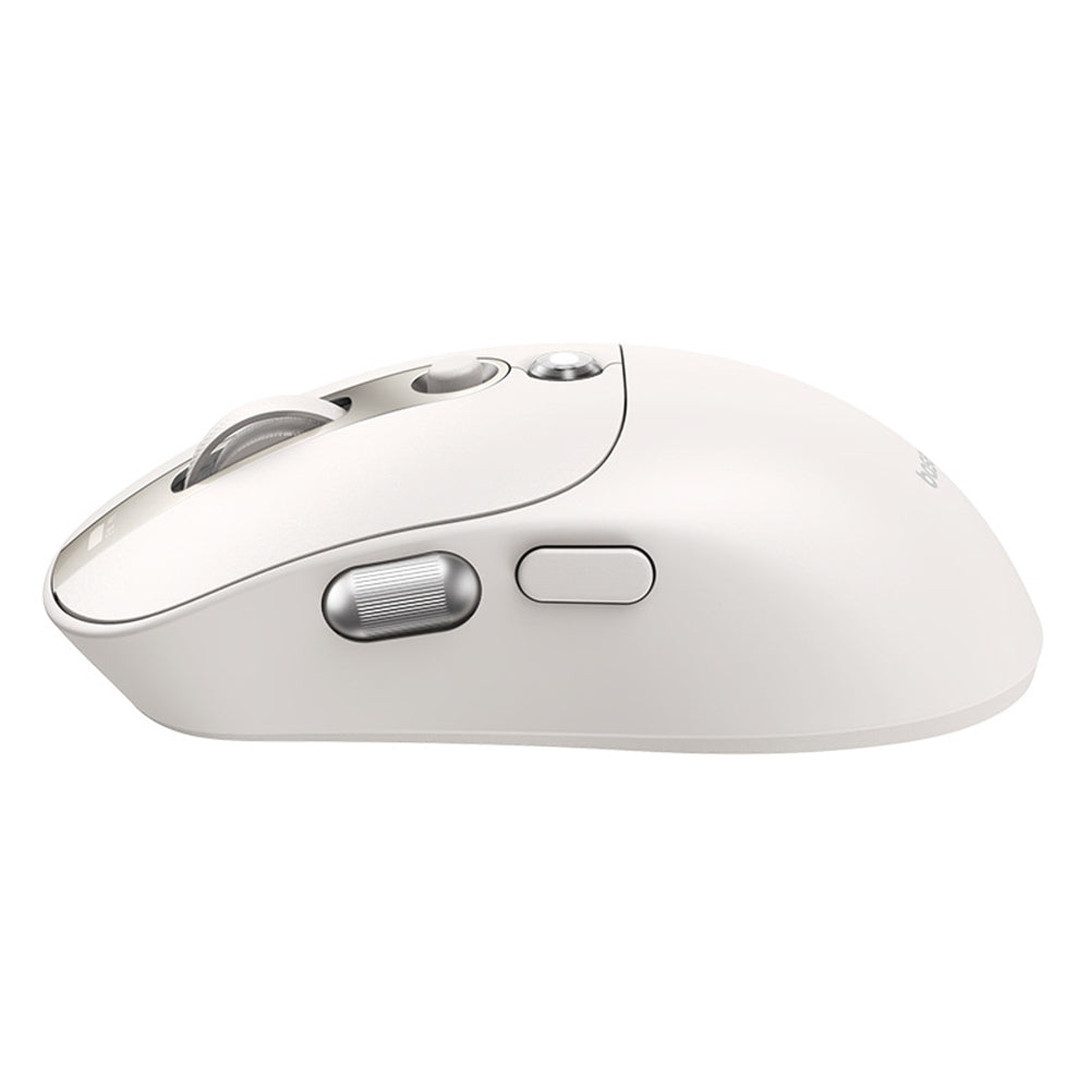 Baseus Editor Wireless Computer Mouse with 800mAh Battery and Battery Status Indicator - White