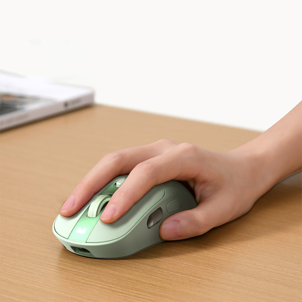 Baseus Editor Wireless Computer Mouse with 800mAh Battery and Battery Status Indicator - Green