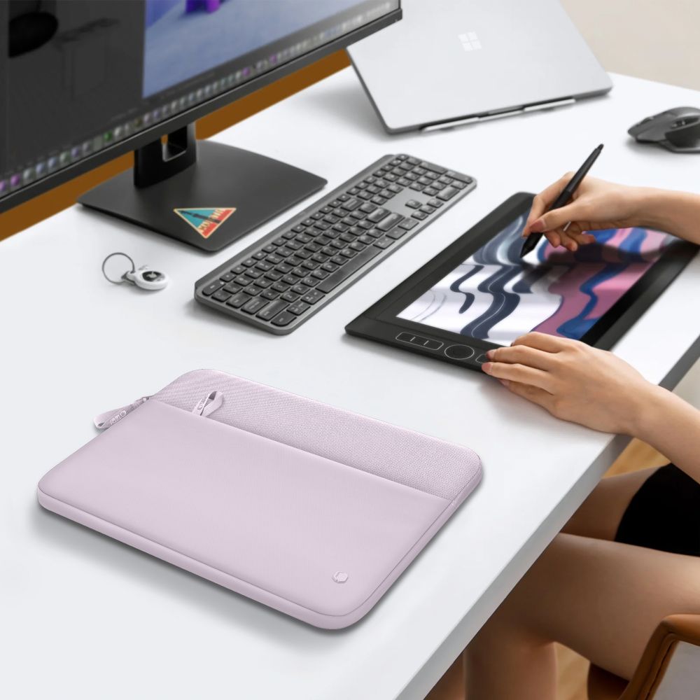 Tech-Protect Sleeve til 13-14" Laptop - Pink