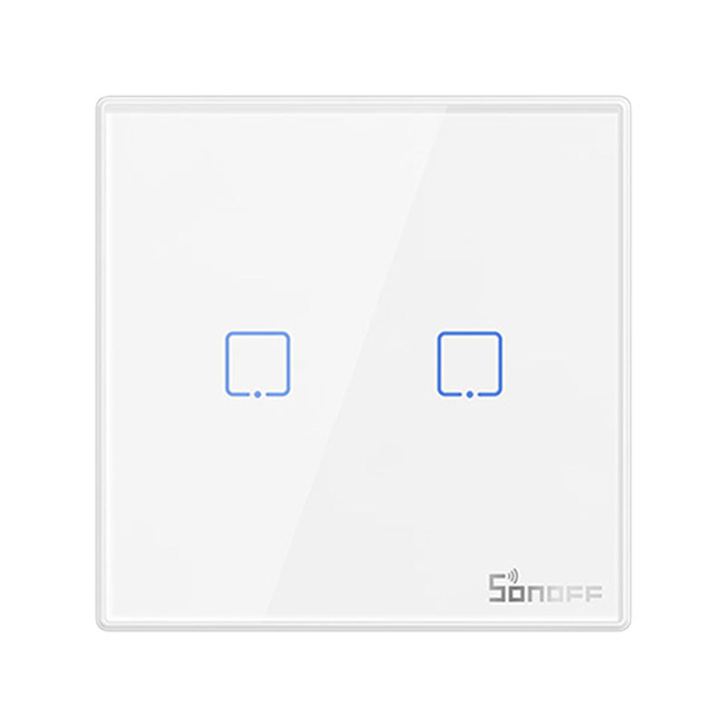 Smart Wireless Wall Switch Sonoff T2EU2C-RF 433MHz (2-kanal)
