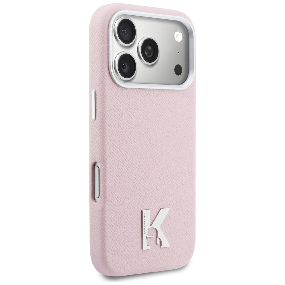 Karl Lagerfeld Karl Head Logo MagSafe Case for iPhone 17 Pro Max - Pink