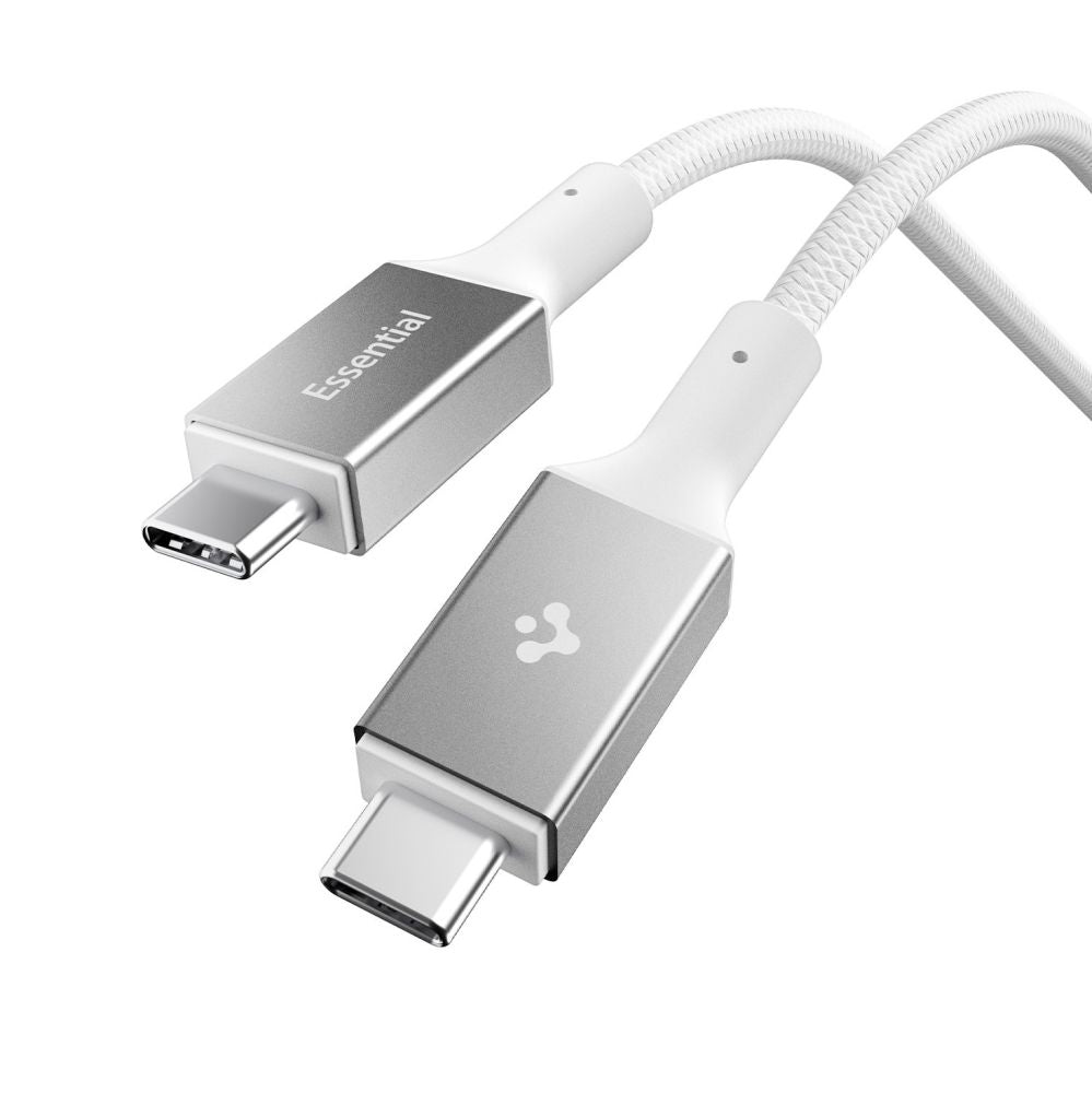 Spigen Essential EB24015CC USB-C / USB-C 240W Kabel 150cm - Hvid