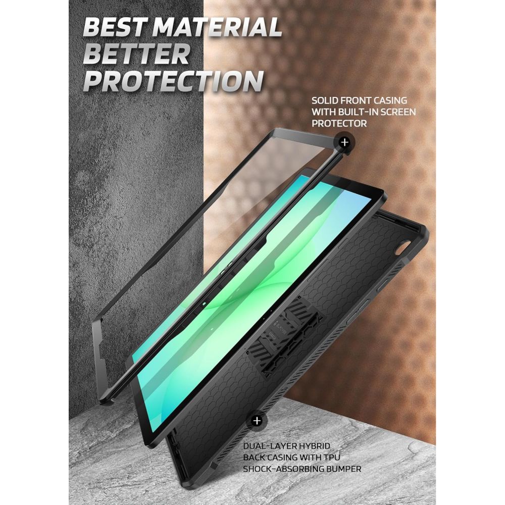 Supcase Unicorn Beetle Pro Case til Samsung Galaxy Tab A11+ - sort