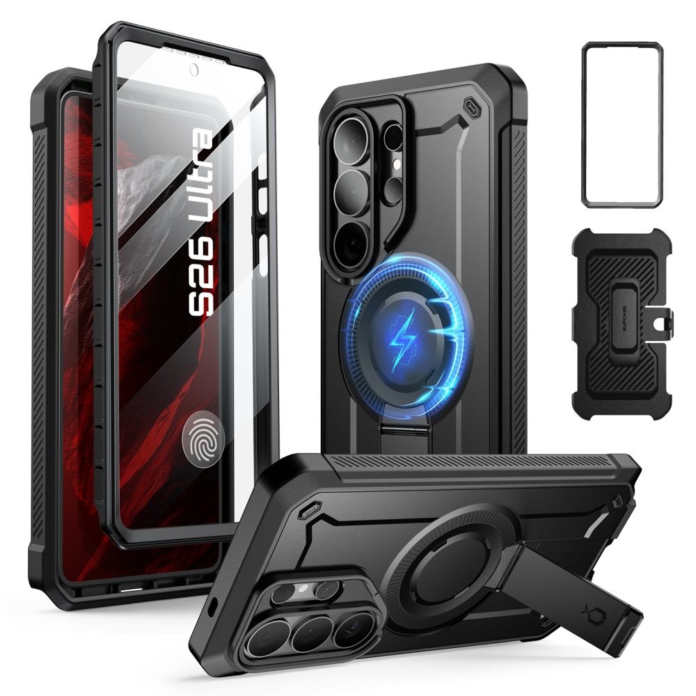 Supcase Unicorn Beetle Pro Mag MagSafe 2-sæt Case til Samsung Galaxy S26 Ultra - sort