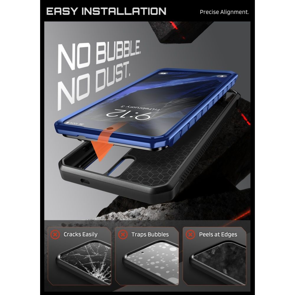Supcase Unicorn Beetle Pro Mag MagSafe 2-set Case til Samsung Galaxy S26 Ultra - sort og marineblå