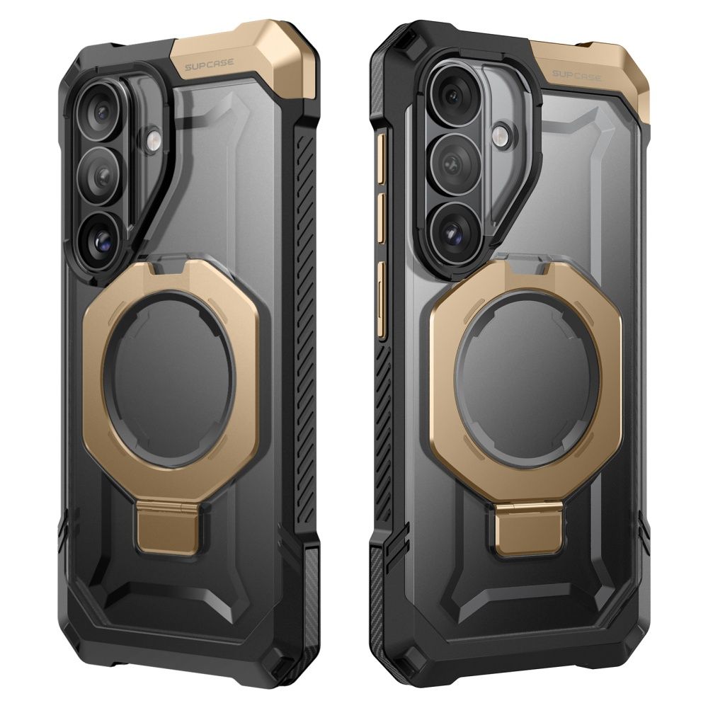 Supcase UB Grip Mag MagSafe Case til Samsung Galaxy S26 - sort og brun