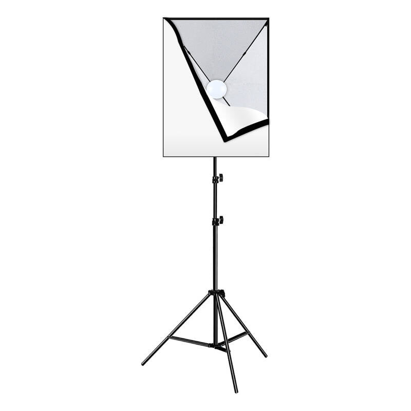 Studio sæt Puluz LED softbox 50x70cm, stativ, LED pære 1 pc PU5070EU
