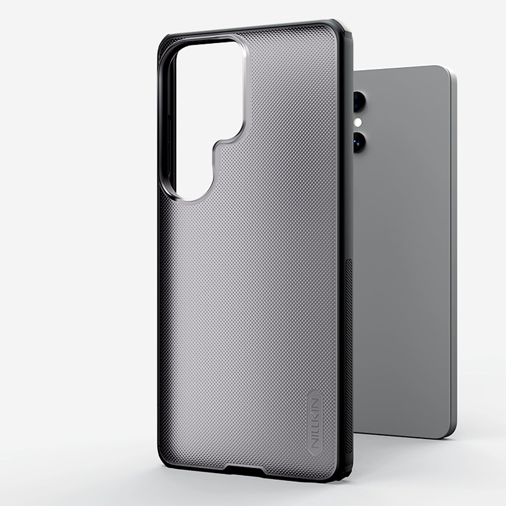Nillkin Super Frosted Shield Pro Magnetic Case Kompatibel med MagSafe til Samsung Galaxy S26 - Gennemskinneligt sort