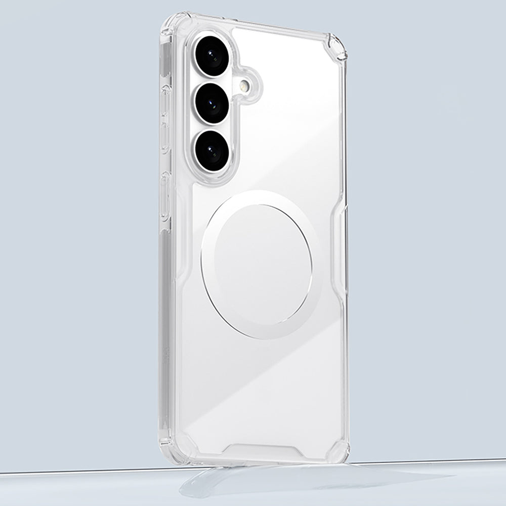 Nillkin Nature TPU Pro Case Kompatibel med MagSafe til Samsung Galaxy S26+ - Hvid
