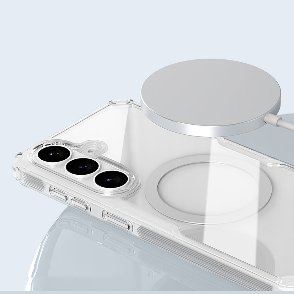 Nillkin Nature TPU Pro Case Kompatibel med MagSafe til Samsung Galaxy S26 - Hvid