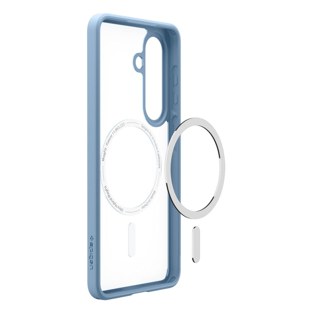 Spigen Ultra Hybrid Mag MagSafe Case til Samsung Galaxy S26 - Clear Blue