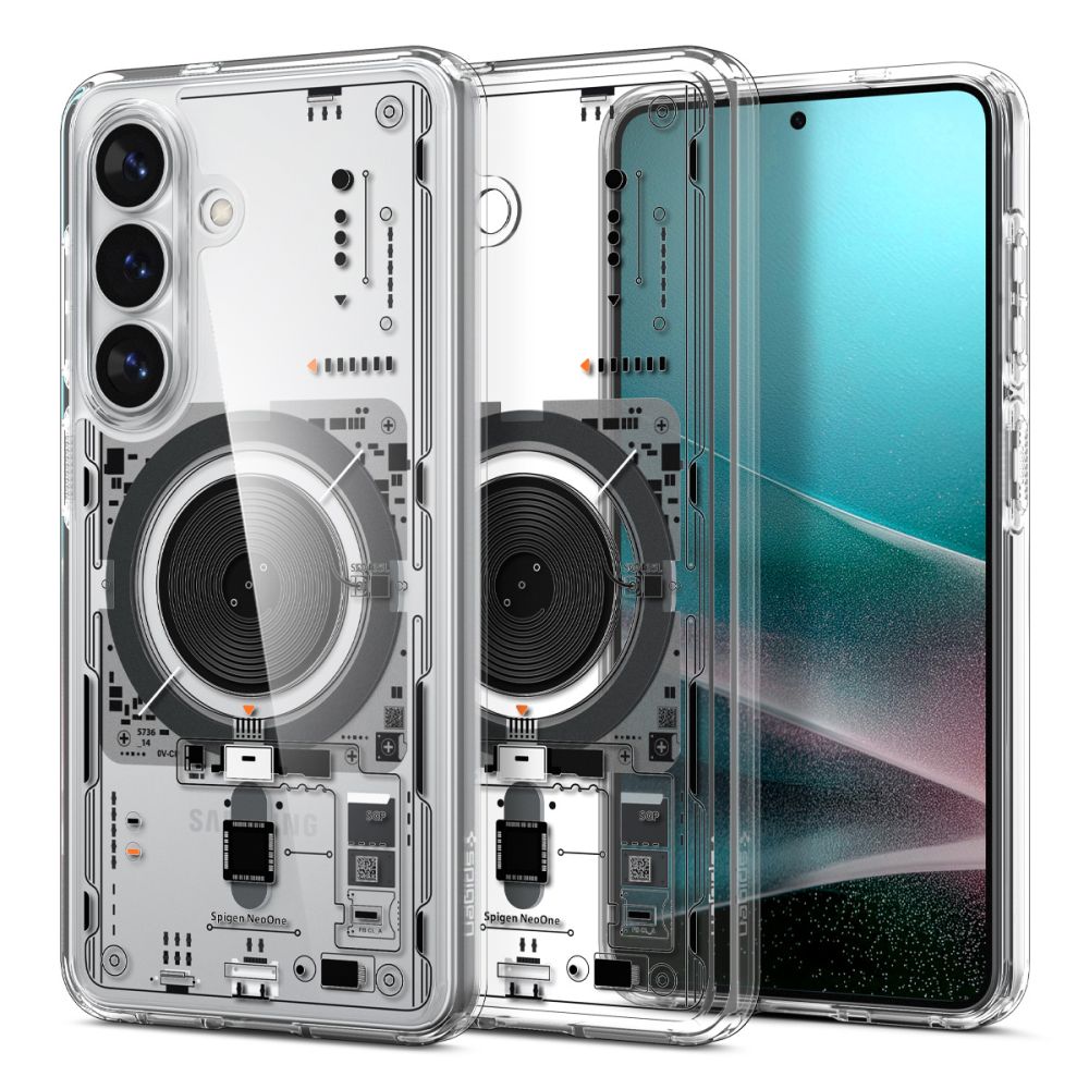Spigen Ultra Hybrid Mag MagSafe Case til Samsung Galaxy S26 Neo One - Gennemsigtig