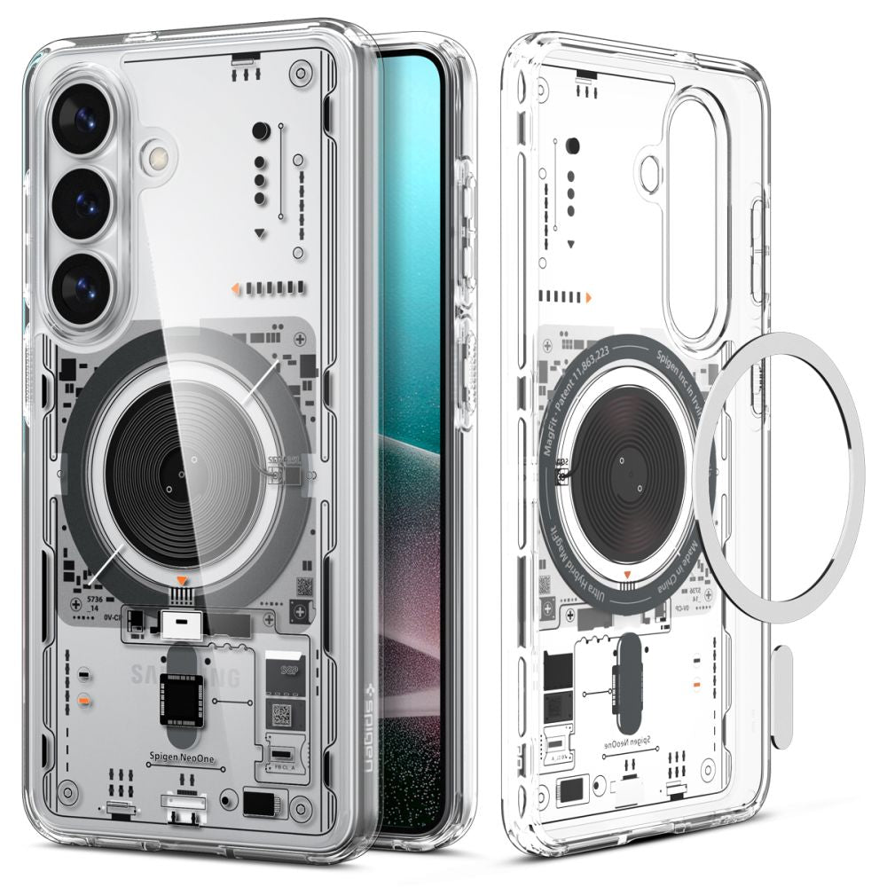 Spigen Ultra Hybrid Mag MagSafe Case til Samsung Galaxy S26 Neo One - Gennemsigtig