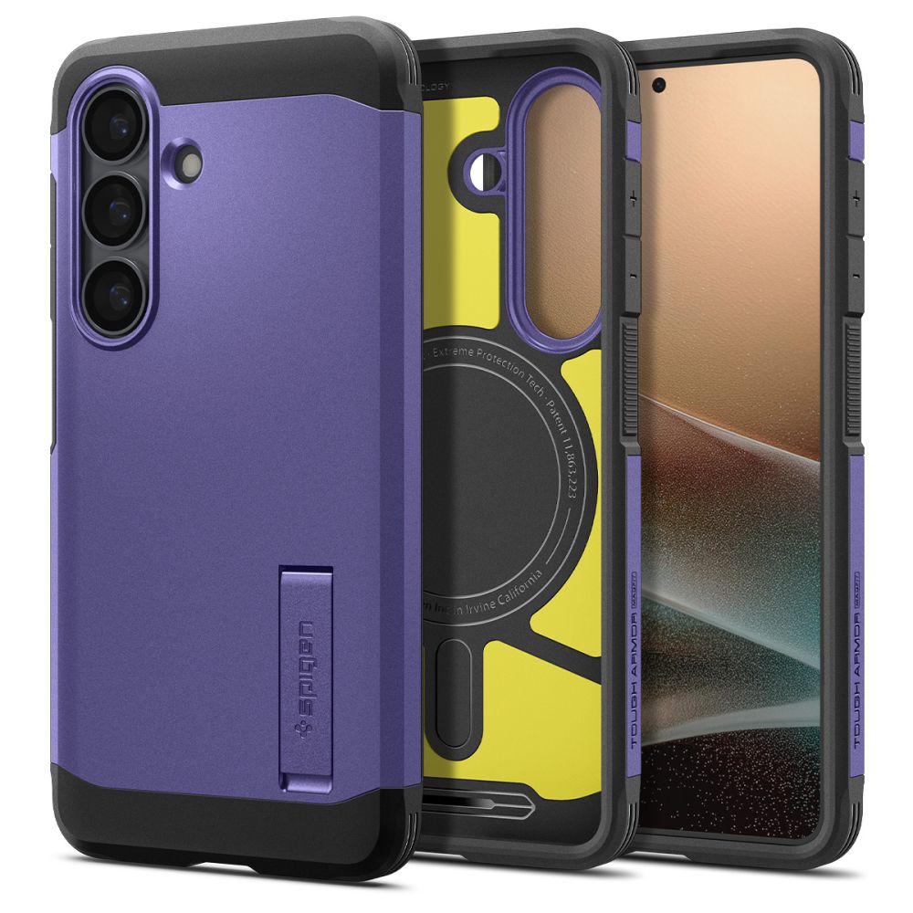 Spigen Tough Armor Mag MagSafe Case til Samsung Galaxy S26+ - lilla