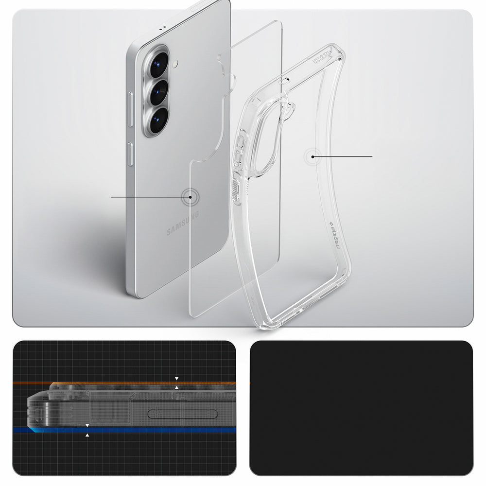 Spigen Ultra Hybrid Case til Samsung Galaxy S26+ - Gennemsigtig