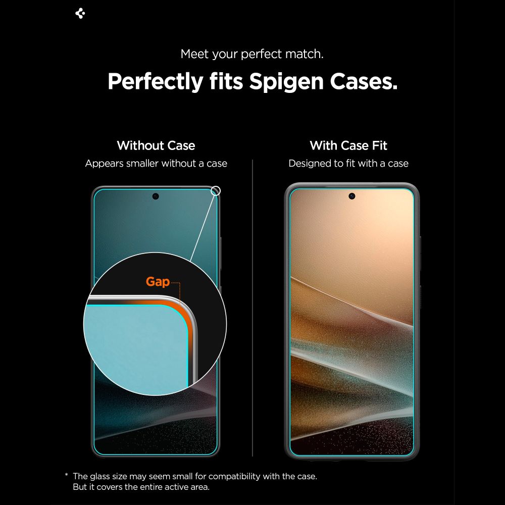 Spigen Glas.Tr Ez Fit Pro HD tempereret glas 2-pakke til Samsung Galaxy S26+