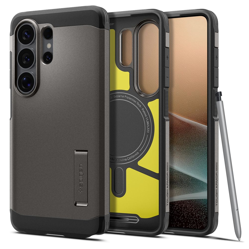Spigen Tough Armor Mag MagSafe Case til Samsung Galaxy S26 Ultra - Grå