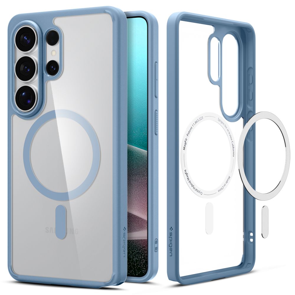 Spigen Ultra Hybrid Mag MagSafe Case til Samsung Galaxy S26 Ultra - Clear Blue