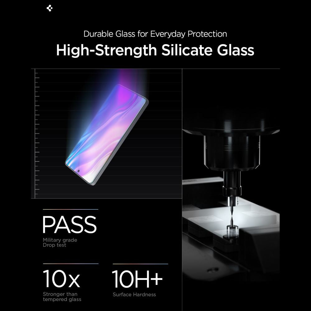 Spigen Glas.Tr Ez Fit Pro Anti-refleksion tempereret glas 2-pakke til Samsung Galaxy S26 Ultra