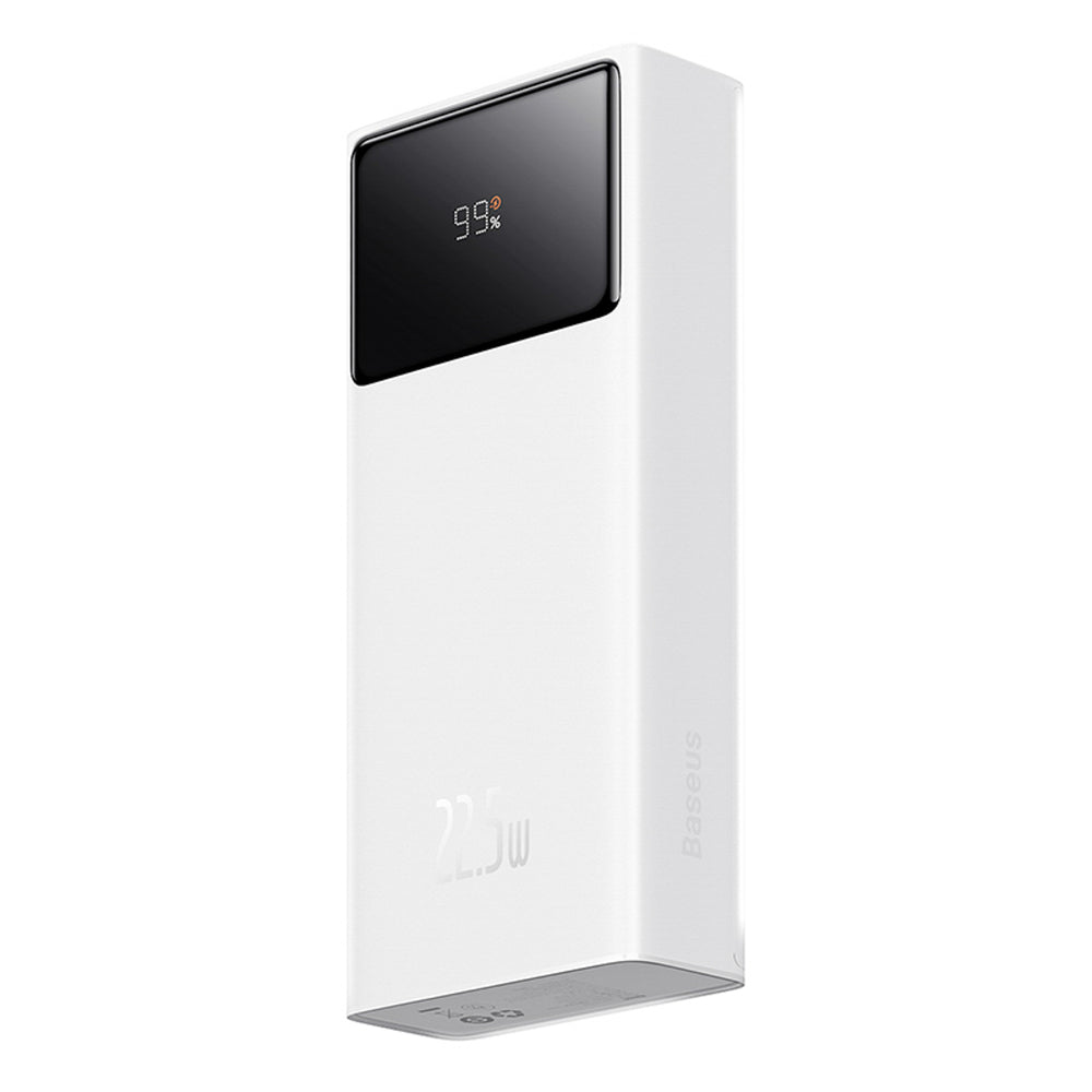 Baseus Star-Lord 20000mAh 22.5W Powerbank with Digital Display and USB-C 3A Cable 30cm - White