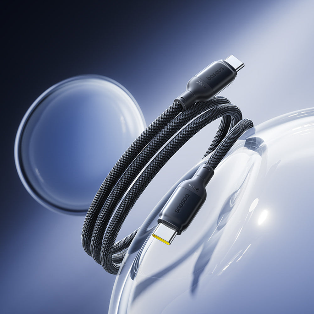 Baseus PicoGo Fast Charging 240W USB-C to USB-C Cable 1m - Black