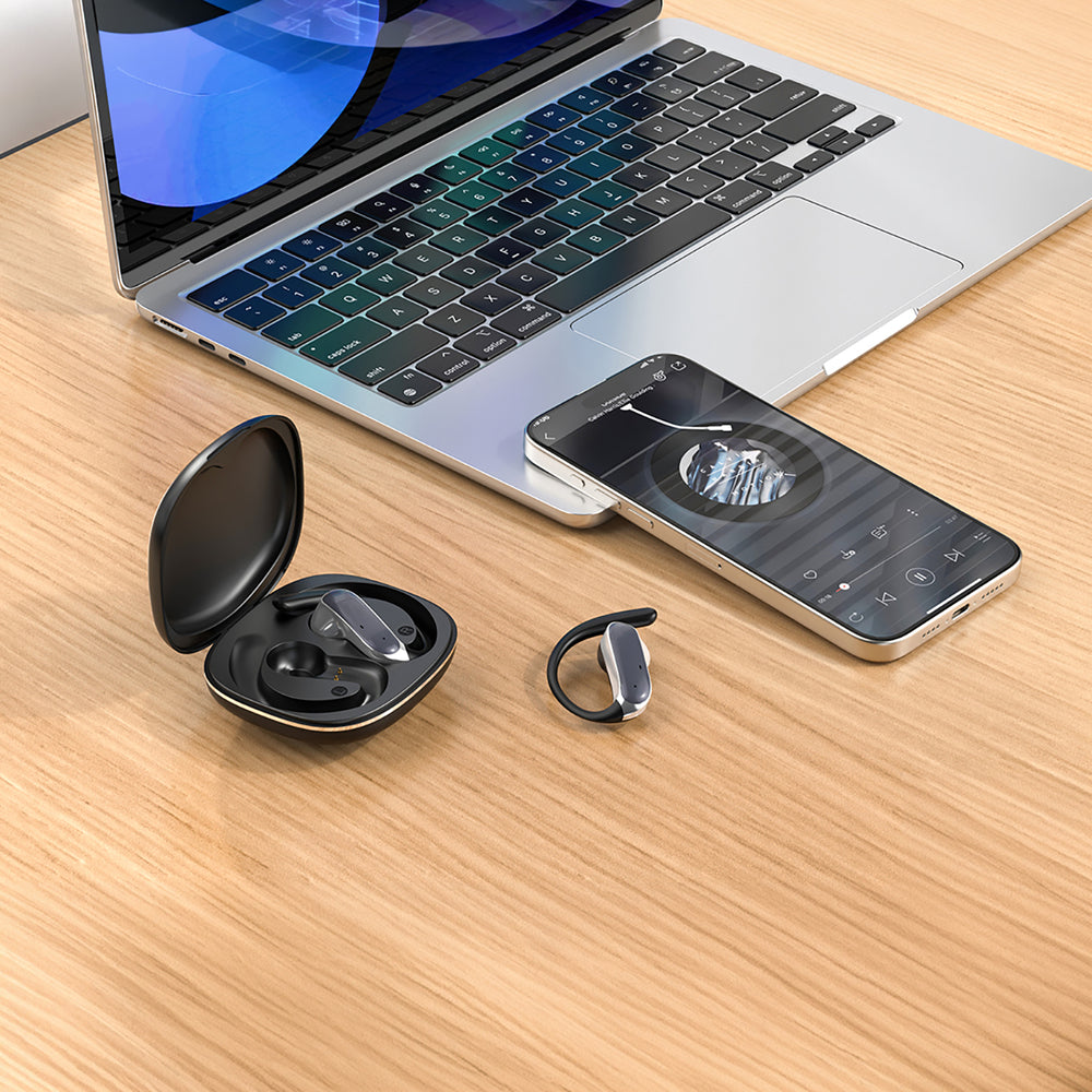 Dudao U17Z Bluetooth 5.3 OWS hovedtelefoner med øre kroge - sort