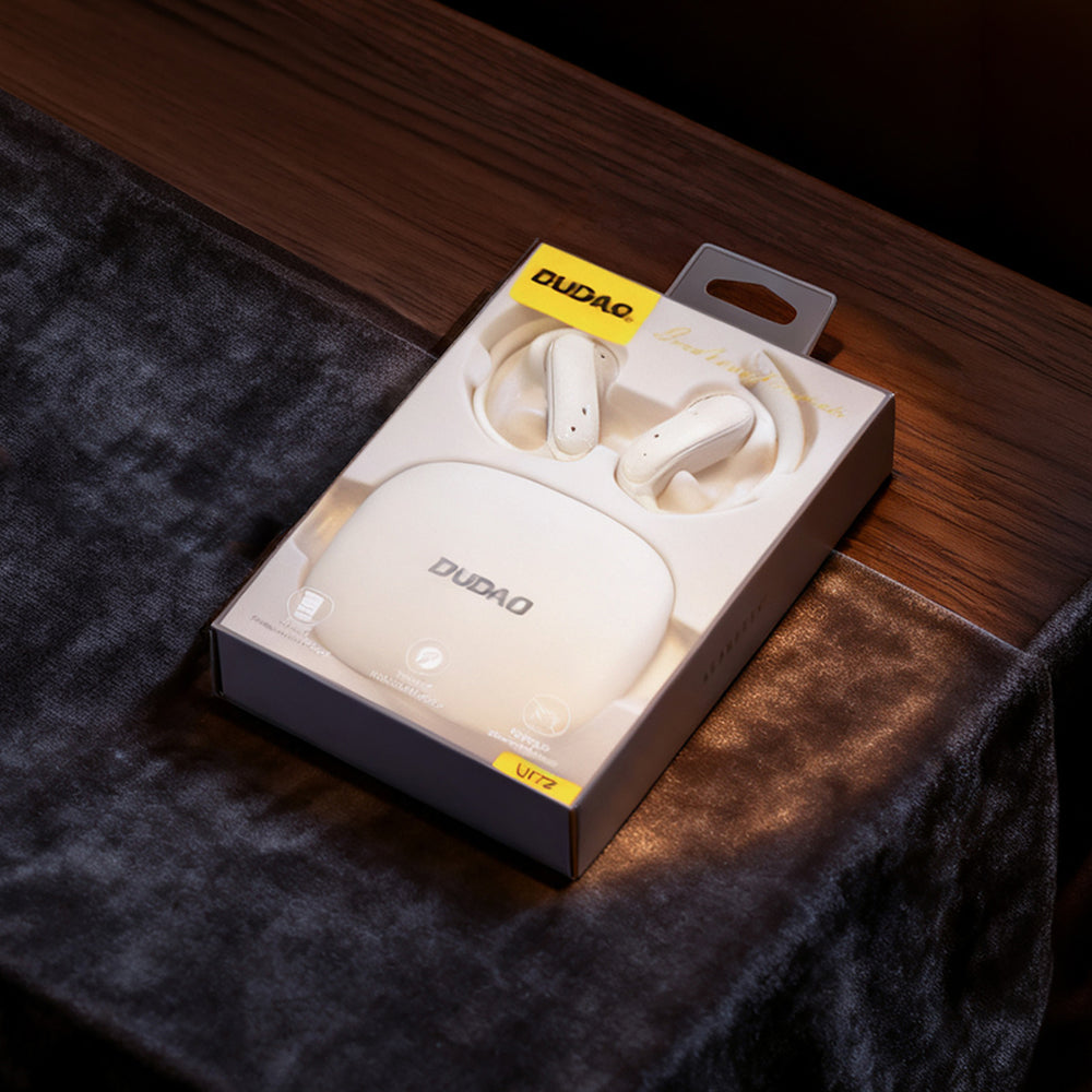 Dudao U17Z Bluetooth 5.3 OWS hovedtelefoner med øre kroge - hvid