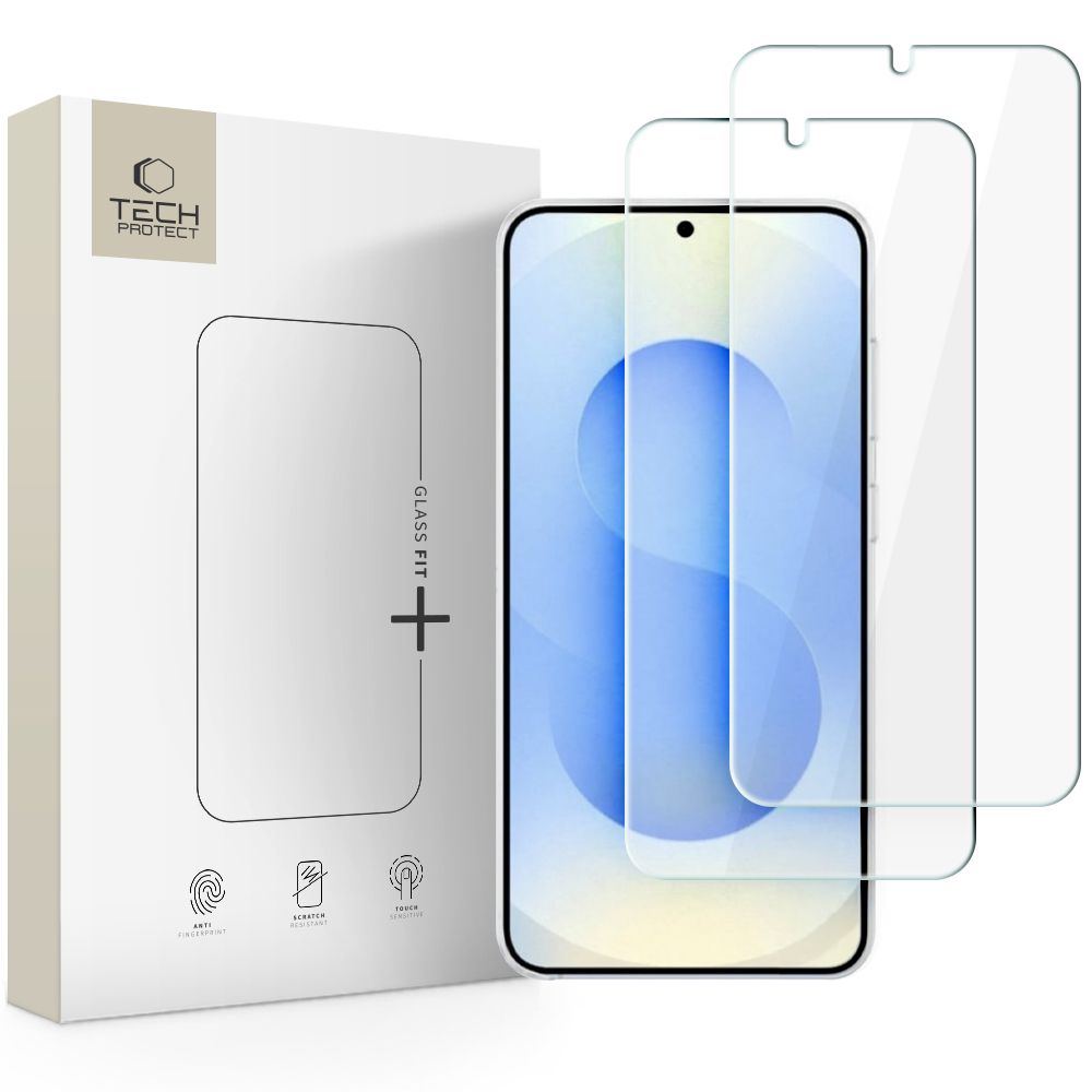 TECH-PROTECT GLASS FIT+ 2-pakke af hærdet glas til Samsung Galaxy S26+