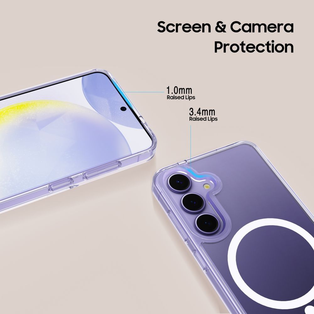 Tech-Protect FlexAir Hybrid MagSafe Case til Samsung Galaxy A57 5G - Gennemsigtig