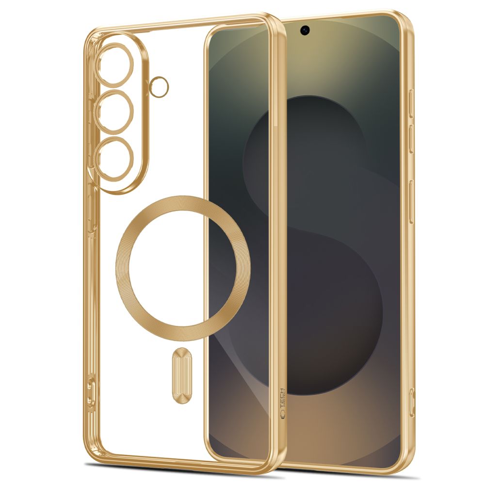 Tech-Protect MagFlex Case til Samsung Galaxy S26+ - gennemsigtigt guld