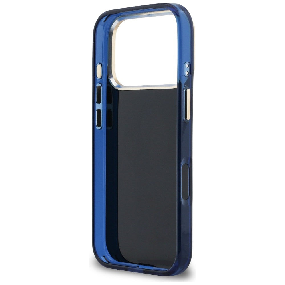 Gæt IML 4G Script Metal Case til iPhone 17 Pro - Blå