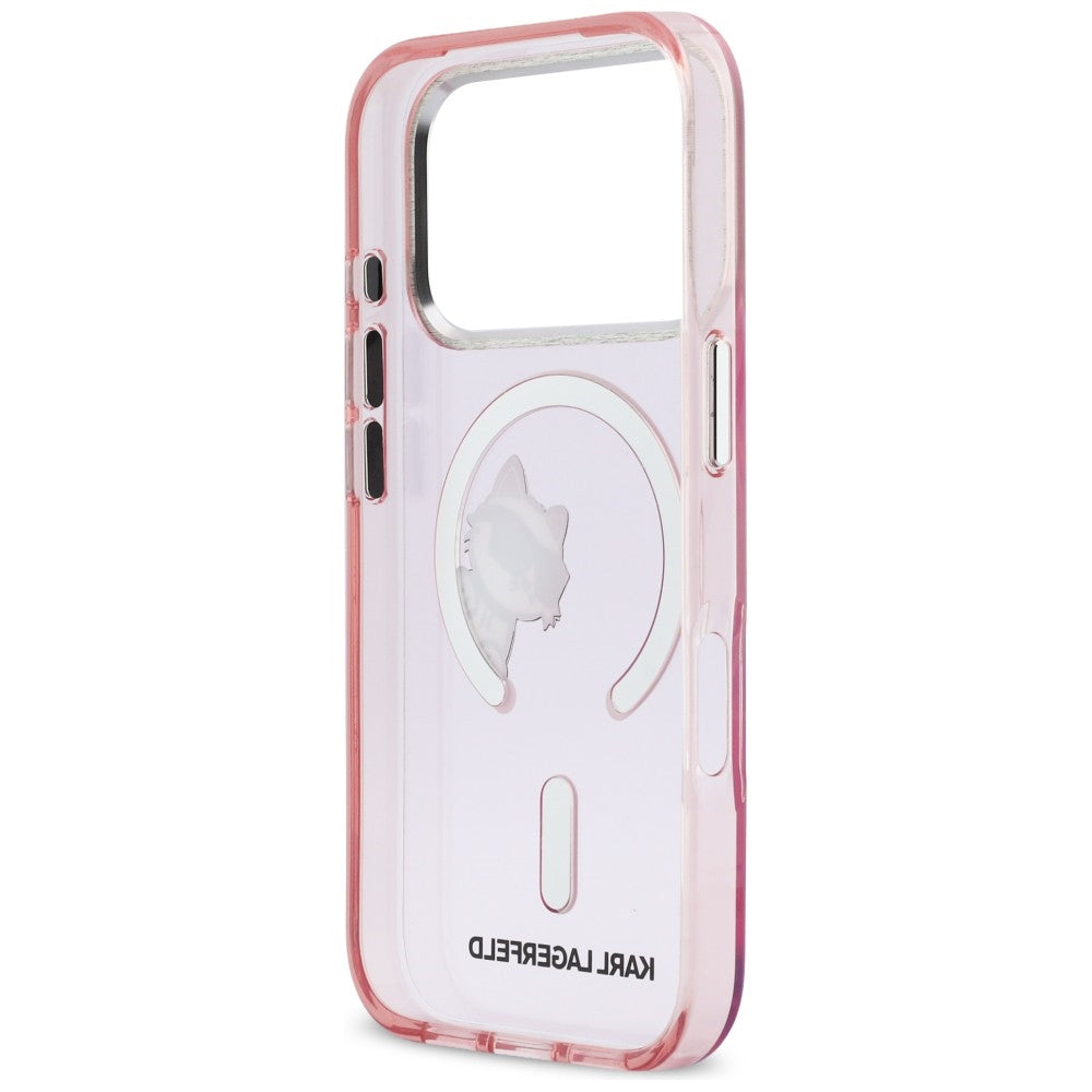 Karl Lagerfeld IML Peekaboo MagSafe Case til iPhone 17 Pro Max - Pink