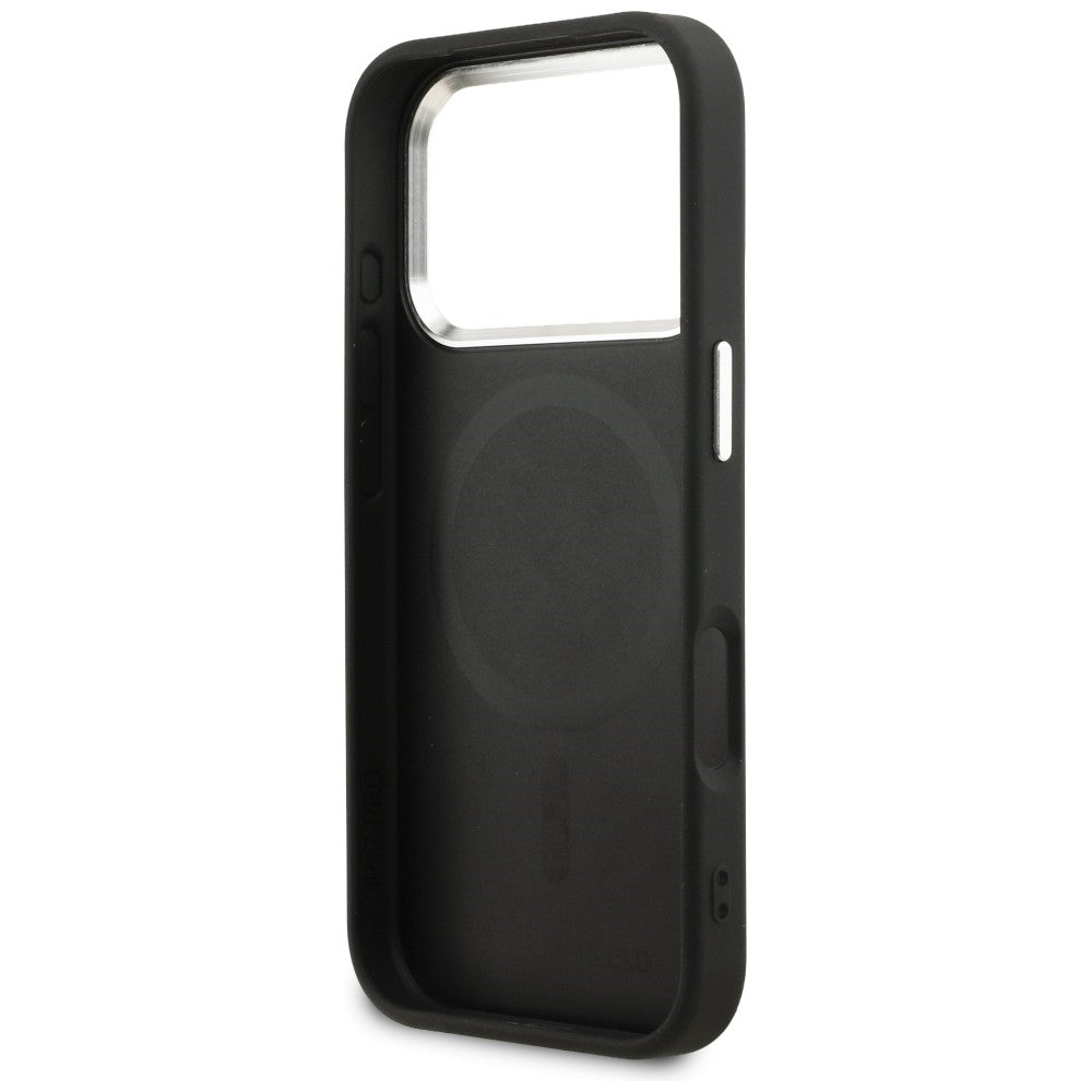 Karl Lagerfeld K Head Point Logo MagSafe Case til iPhone 17 Pro Max - sort