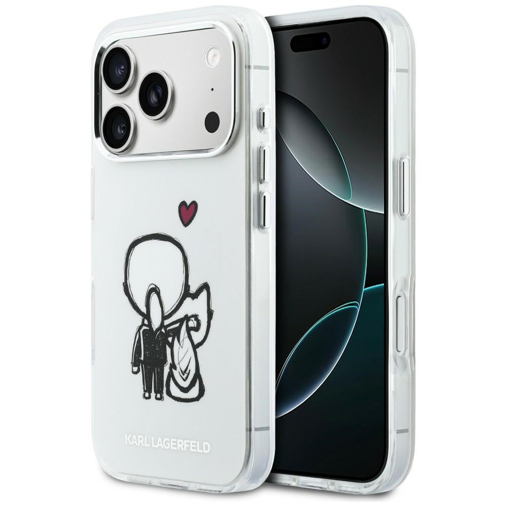 Karl Lagerfeld Karl & Choupette MagSafe bagtilhæng til iPhone 17 Pro Max - klar