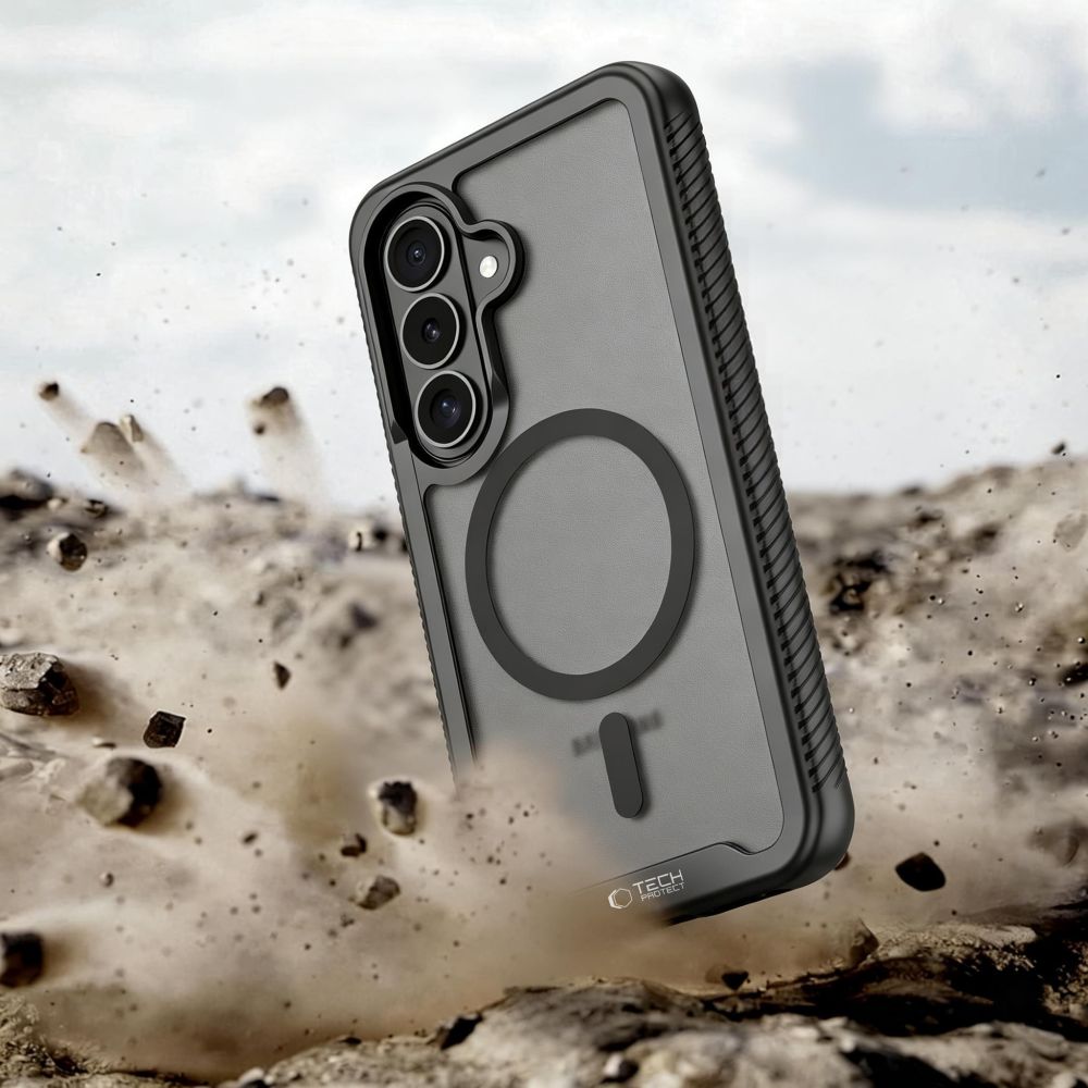 Tech-Protect Defense MagSafe Case til Samsung Galaxy S26 - sort