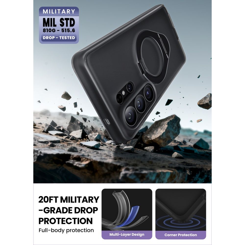 Supcase Cosmo Mag MagSafe Case til Samsung Galaxy S26 Ultra - sort