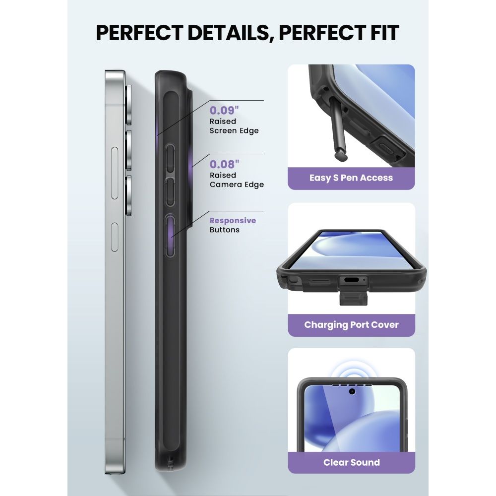 Supcase Cosmo Mag MagSafe Case til Samsung Galaxy S26 Ultra - sort