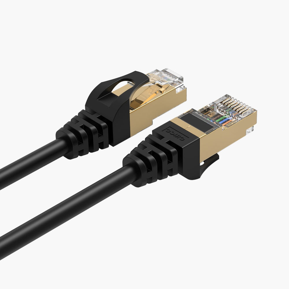 Orico PUG-C7 CAT7 10Gbps RJ45 Ethernet Network Cable Internet LAN Round 5m - Black