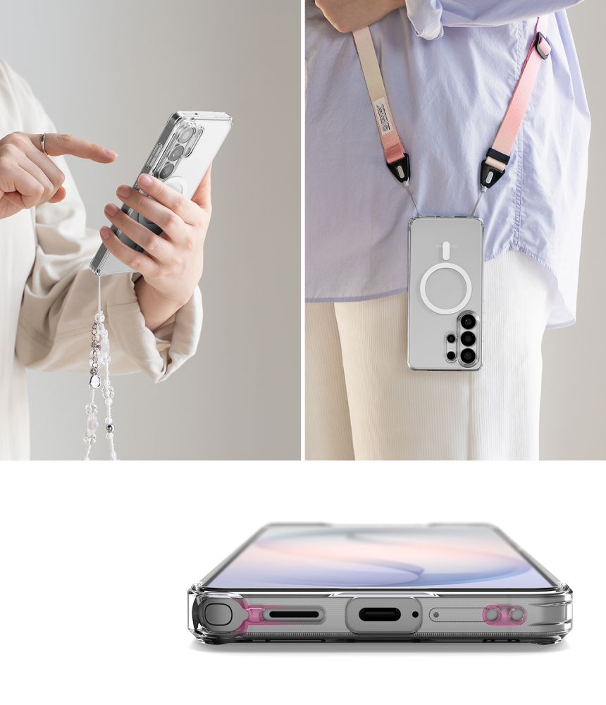Ringke Fusion Magnetisk MagSafe Case til Samsung Galaxy S26 Ultra - Clear