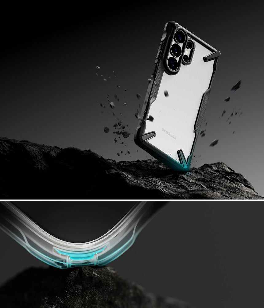 Ringke Fusion X Case til Samsung Galaxy S26 Ultra - klar sort